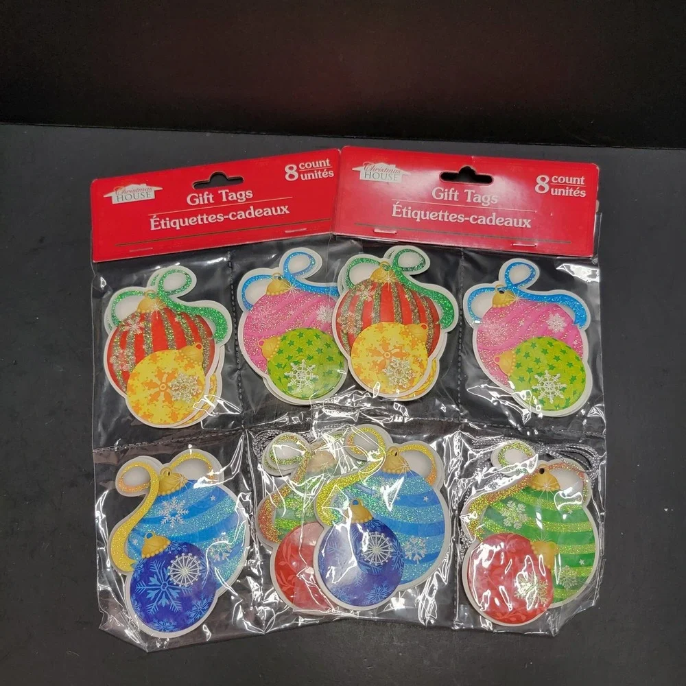 16 Pcs Christmas Gift Tags New Old Stock